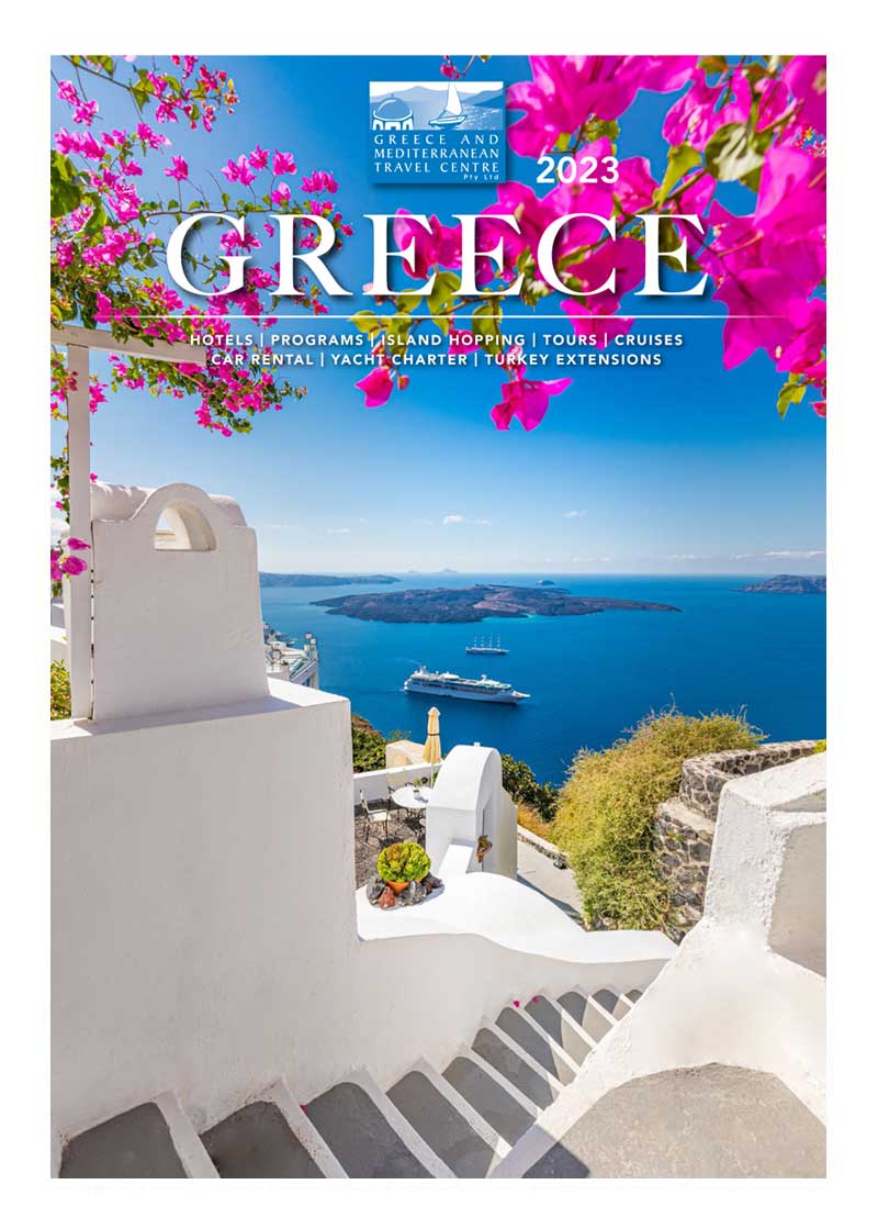 travel brochure for greece