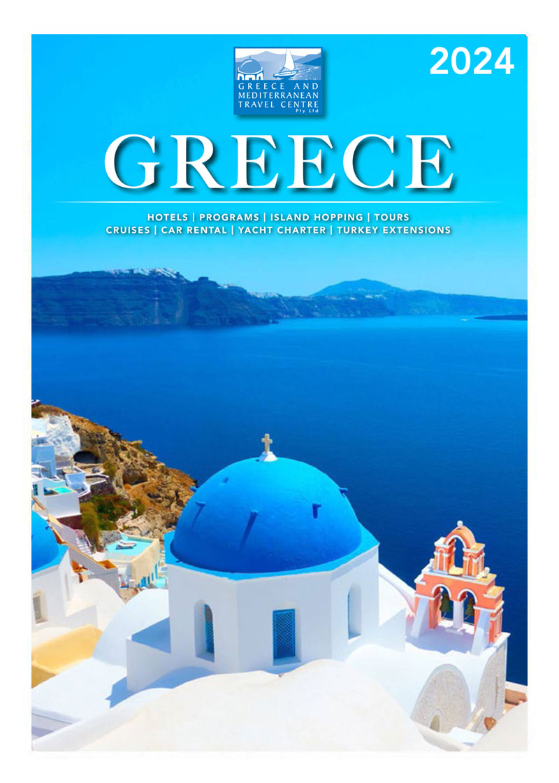 travel brochure for greece